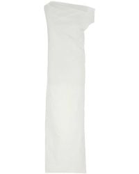 ARMARIUM - Stretch Poplin Tiche One Shoulder Dress - Lyst