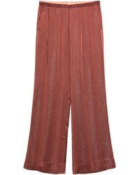 Forte Forte - Broek Met Metallic-Effect - Lyst