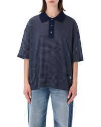 Ami Paris - T-shirts En Polo's Blauw - Lyst
