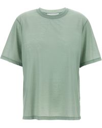 Victoria Beckham - Logo -borduurwerk T -shirt - Lyst