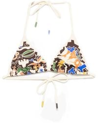 ALÉMAIS - Maroc Triangle Bikini Top - Lyst