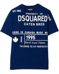 DSquared² - Slouch Fit Maglietta - Lyst