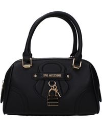 Love Moschino - Borse A Mano Donna Poliuretano Nero - Lyst