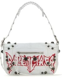 Balenciaga - Leather Le Cagole Xs Diy Metal Crossbody Bag - Lyst