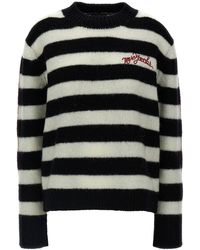 Marc Jacobs - Alpaca-Wool Blend Striped Sweater - Lyst