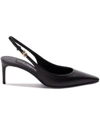 Dolce & Gabbana - Pumps With 60Mm Back Strap - Lyst