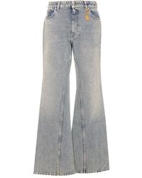 Stella McCartney - Flared Leg Denim Jeans - Lyst