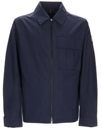 Belstaff - Solid Shirt Collar Jacket - Lyst