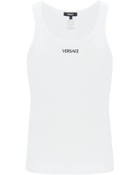 Versace - "intieme Tanktop Met Geborduurd - Lyst