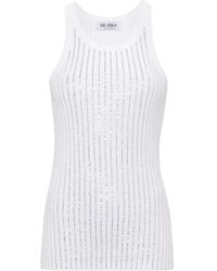 The Attico - Ribbed Jersey Tank - Lyst