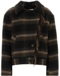 Isabel Marant - Embroidered Wool-Blend Jacket - Lyst