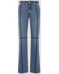 MM6 by Maison Margiela - Mid Cotton Jeans - Lyst
