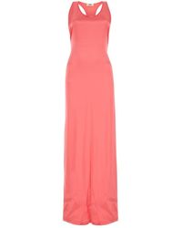 Fendi - Satin Long Dress - Lyst