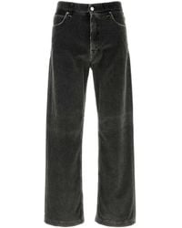Fendi - Charcoal Corduroy Pant - Lyst