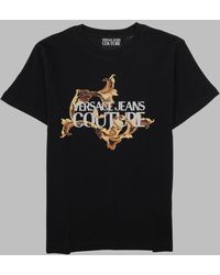 Versace Jeans Couture - Baroque Logo Graphic Crewneck T-Shirt - Lyst