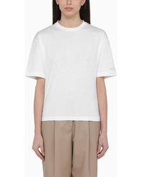 Calvin Klein - T-Shirt With Back Detail - Lyst