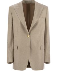 Tagliatore - Two-Button Silk Jacket - Lyst