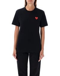 COMME DES GARÇONS PLAY - Classic Heart T-Shirt - Lyst