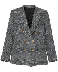 Tagliatore - Blazer Doppiopetto A Quadri - Lyst
