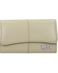 KARL LAGERFELD - Kore Wallet Polyurethane/Tea - Lyst