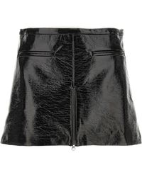 Courreges - Courres 'heritage Viny Mini' Rok - Lyst
