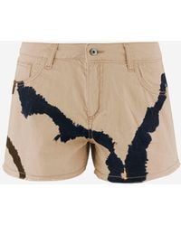 DON'T @ ME - Cotton Shorts With Tie Dye Print - Lyst