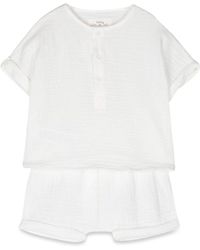 Teddy & Minou - T Shirt And Bermuda Shorts Suit - Lyst
