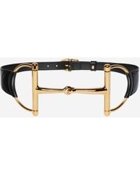 Gucci - Wide Belt With Oversized Clasp - Lyst