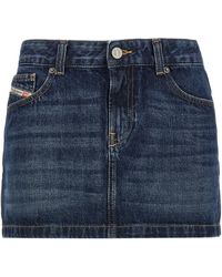 DIESEL - 100% Cotton Skirt Design - Lyst