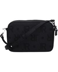 John Richmond - Umhängetaschen Frauen Polyurethan schwarz/grau - Lyst
