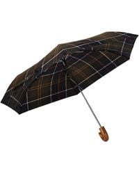 Barbour - Tartan Mini Umbrella - Lyst
