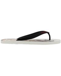 HUGO - Slide Sandal With Print - Lyst