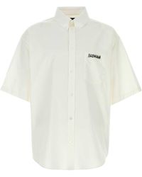 Balenciaga - Poplin Oversize Shirt - Lyst