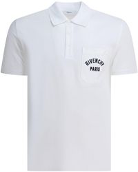 Givenchy - Katoenen Poloshirt Met Korte Mouwen - Lyst