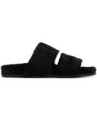 Dolce & Gabbana - Calf Hair Dg Casual Slippers - Lyst