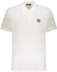 Versace - Logo Polo T Shirt - Lyst