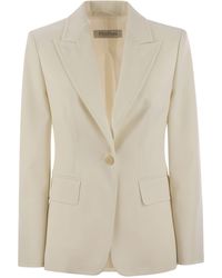 Max Mara - Palchi Wool Gabardine Blazer - Lyst