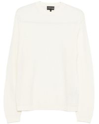 Emporio Armani - Wool Crewneck Sweater - Lyst