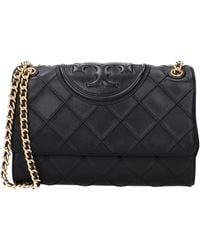 Tory Burch - Fleming Leather Shoulder Bag - Lyst