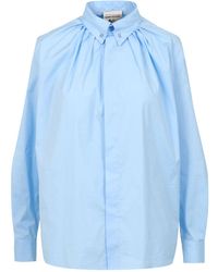 Semicouture - Hemden Hellblau - Lyst