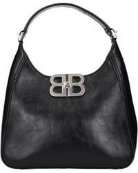 Balenciaga - Hobo Handbag Leather - Lyst