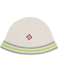 CASABLANCA - Knit Hat With Logo - Lyst
