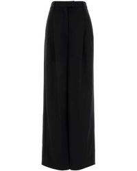 Prada - Cashmere Wide-Leg Pant - Lyst
