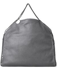 Stella McCartney - Stella Mc Cartney Grey Polyester 3 Chain Falabella Sac - Lyst