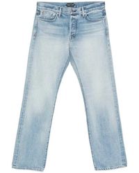 Tom Ford - Faded Straight Jeans - Lyst