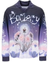 Burberry - Long-Sleeved T-Shirt With Dandel - Lyst