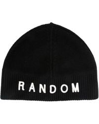 Random Identities - Logo-Embroidered Wool Blend Beanie - Lyst