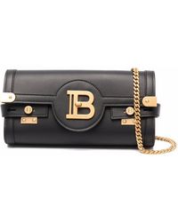 Balmain - B Buzz 23 Umhängetasche aus Leder - Lyst