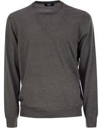 Fedeli - Crew Neck Sweater - Lyst