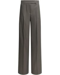 Max Mara - Tailored Virgin Wool Pants - Lyst
